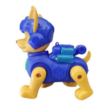 Imagem de Brinquedo infantil Cachorro Chase Patrulha Canina que Anda, Tem Som e 