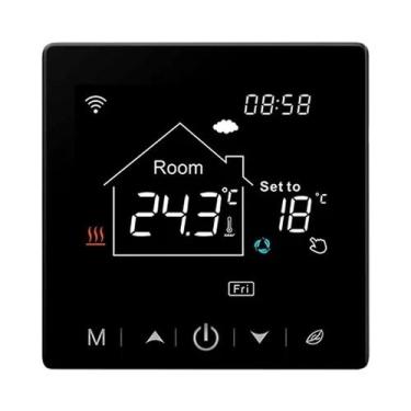 Imagem de Termostato Inteligente Wi-Fi Para Aquecimento De Piso, Caldeira a Gás,