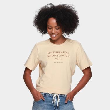 Imagem de Camiseta Colcci Jeans Casual Feminina-Feminino