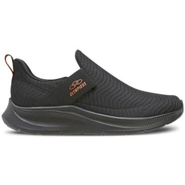 Imagem de Tênis Feminino Casual Meia Confortável Easy 3 - Olympikus, 34, Preto, 