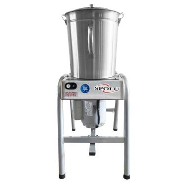 Imagem de Cutter Basculante Industrial Alto Rendimento 20L SPL301 Inox Spolu 220V