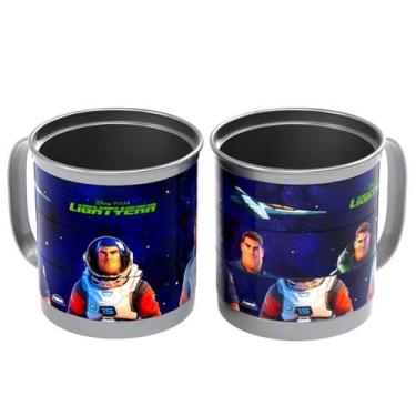 Imagem de Xícara Plástica Divertida Caneca Infantil do Buzz Lightyear 2 Unidades