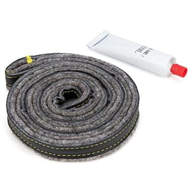 Imagem de Qagea Selo de feltro para tambor de secadora DC97-07618A compatível com peças de secador Samsung substitui # AP4453798 PD00025731 PS4218879 3998155 DV42H5200EW DV42H5000EW DV45K6500EV DV444444444444444445K650000000EV DV4EV DV4. 8H740 0EW