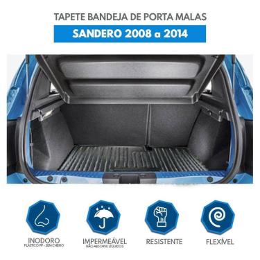 Imagem de Tapete Bandeja Porta Malas Renault Sandero 2007 A 2014 Preto
