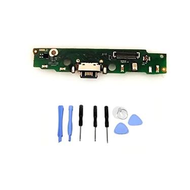 Imagem de HYY Dock Connector USB Charger Placa de porta de carregamento com ferramentas de substituição para Motorola Moto G7 Power XT1955-1 T1955-2 T1955-4 T1955-7 XT1955DL (não serve para a versão dos EUA)
