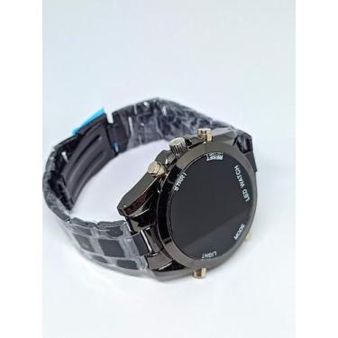 Imagem de Relógios Femininos Luxo Digital / Relógio Led Sports Watch Pulseira aç