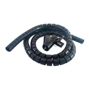 Imagem de Organizador de Fios e Cabos 22mm x 1,5m Preto - Monaliza