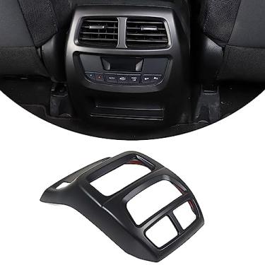 Imagem de TongSheng Apto para Honda Pilot 2016-2022, Honda Ridgeline 2017-2023, Honda Passport 2019-2023 ABS traseiro interruptor de saída de ar anti-chute capa decorativa (preto fosco)