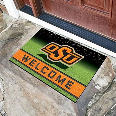 Imagem de FANMATS Tapete de porta 21258 Team Color Crumb Rubber Oklahoma State University, 1 pacote
