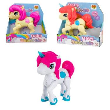 Imagem de Baby Unicórnio c/ Luzes e Sons - Modelos Sortidos - Dm Toys