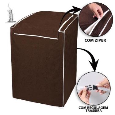 Imagem de Capa Para Tanquinho Impermeável De 8kg Envio Imediato café - guga dist