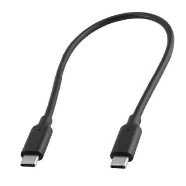 Imagem de JCMOYUTY Cabo adaptador de áudio SC16 SC22 USB C para USB C para Rode Wireless GO II, ME, Pro, cabo micro auxiliar compatível com iPhone 16 15, McBook, PC, laptop, telefones Samsung com porta USB-C de