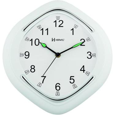 Imagem de Relógio Parede 30 Cm Herweg Vermelho 6124