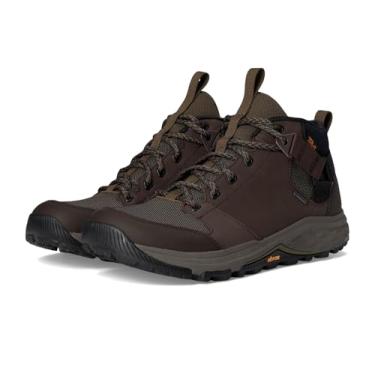 Imagem de Teva Bota feminina Grandview Gore-Tex durável impermeável para caminhada, Marrom chocolate/verde-oliva escuro, 37