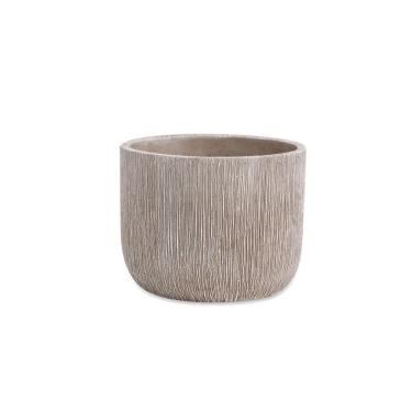 Imagem de Cachepot Decorativo em Cimento Cinza 14,5cm 12384G Mart