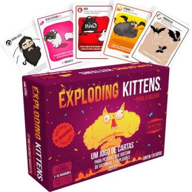 Imagem de Exploding Kittens Para A Galera Especial Jogo De Cartas Galápagos Jogo