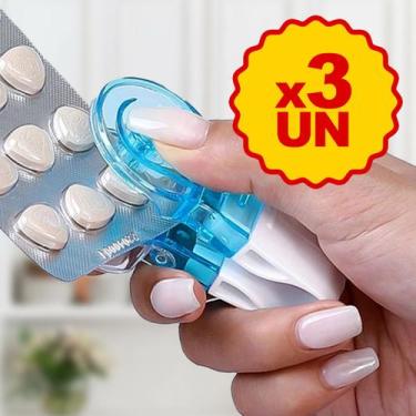 Imagem de Kit 3 Dispensadores de comprimidos pílulas medicamentos - Yaay