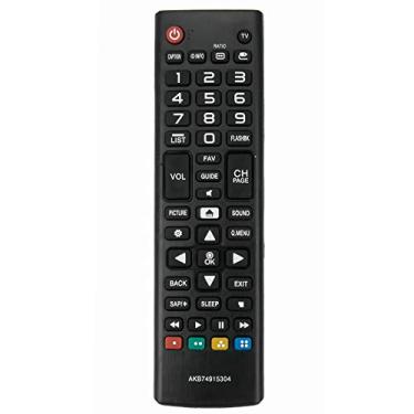 Imagem de AKB74915304 Controle remoto de substituição para LG TV AGF76631053 24LH4830 24LJ4840 32LH570B 32LH573B 32LH550B 32LH570B-UC 43LH5500 43LH5500 70A 43 LH5700 43LH570A 43LH570B 49LH570A 49LH570A 49LH5700