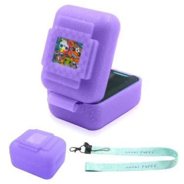 Imagem de Silicone Cover Case for Bitzee Interactive Toy Digital Pet, Silicone Protective Cover for Bitzee Virtual Electronic Pets, Digital Pet Accessories for Bitzee with Lanyard, Purple (Case Only)