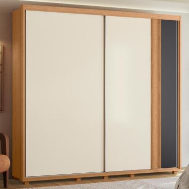 Imagem de Guarda Roupa Tulipa Freijó Off White Titanium