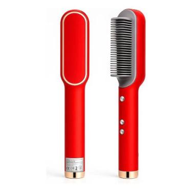 Imagem de Escova Alisadora de Cabelo 5 em 1 com Ajuste de Temperatura e Tecnolog