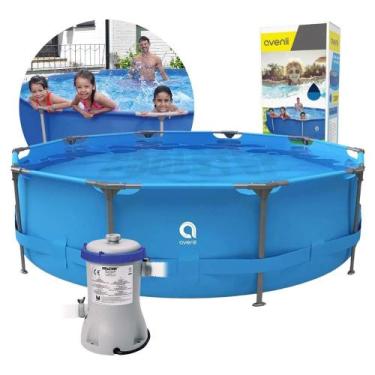 Imagem de Piscina Estrutural Armação 4383 Litros + Bomba Filtro Avenli Jilong, 1