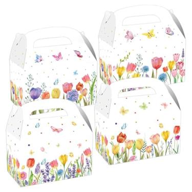 Imagem de JeVenis 12 peças de sacos de lembrancinhas com tema de flores silvestres para chá de panela, chá de bebê, aniversário, festa de casamento