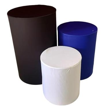 Imagem de kit Capa Trio de Cilindro Decoração Festa Veste Facil - multicolorido - ESCOLHA COMO QUISER Organização de Decoração para Festas(PRETO/BRANCO/ROYAL)