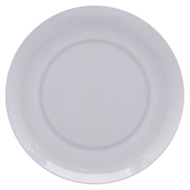 Imagem de Prato Raso Melamina Lyor 25,5 cm Branco