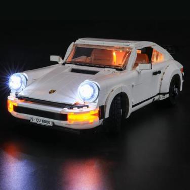 Imagem de Conjunto de luzes para blocos de construção Porsche 911 com kit de luz