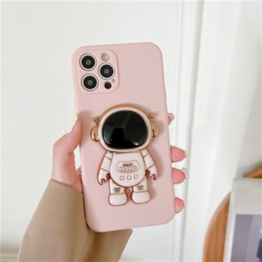 Imagem de Capa com suporte de astronauta para Huawei P40 Lite P50 P30 P20 Pro Mate 20 30 Honor 50 60 P capa de silicone macio inteligente, 4, para Huawei Mate 20