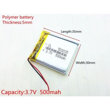 Imagem de Bateria Ciclocomputador Xoss G + Ekp503035p Com 2 Fios - bgb