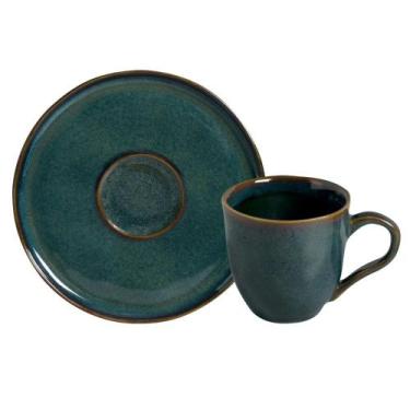 Imagem de Conjunto com 6 Xícaras De Chá Orgânico 170ml com 6 Pires Bio Oceano - 