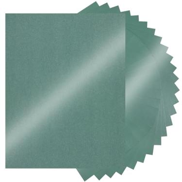 Imagem de 25 folhas de cartolina verde brilhante 21 x 28 cm, papel para impressora de 42 kg, para convites de casamento, artesanato, cartões comemorativos, impressão UAP18GR025