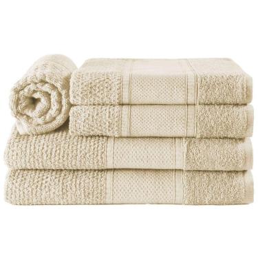 Imagem de Jogo De Banho Toalhas Livy 5 Peças Nude