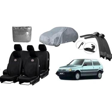 Imagem de Capa de couro +Capa de cobrir + Limpador de para - brisa -Fiat uno 84-04