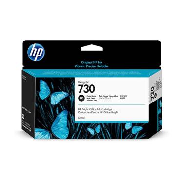 Imagem de Cartucho De Tinta Hp 730 Photo Black P2v67a | Plotter Hp T1600 T1700 | Original 130ml