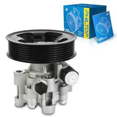 Imagem de PHILTOP Bomba de direção hidráulica 215245 com polia, adequada para 2002-2009 Camry 2.4L, 2002-2008 Solara 2.4L, substitui OE 215245, 2152458, 4241, 4241C, 4431006070, 4431006070, 1, 4433 1033150