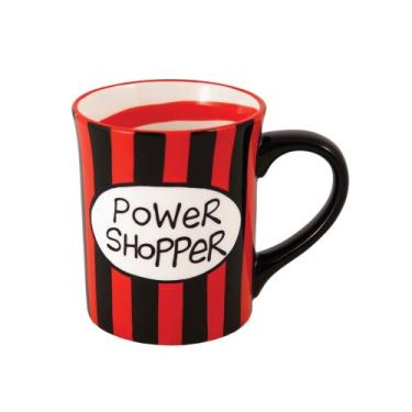 Imagem de Caneca "Power Shopper" Our Name Is Mud by Lorrie Veasey, 10 cm