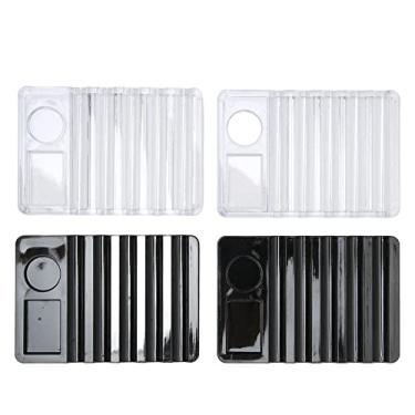 Imagem de SIWOTED 4 peças porta canetas para unhas multifuncional 5 grades organizador de rack para ferramentas de manicure