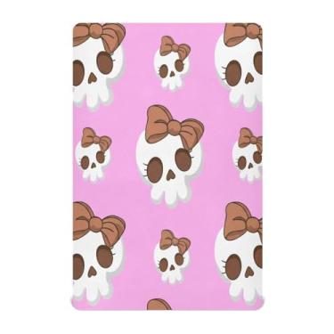 Imagem de JUZIHAI Lençol de berço de Halloween para meninos e meninas, capa de colchão de bebê macio elástico respirável para berço padrão e cama infantil, 132 x 71 cm