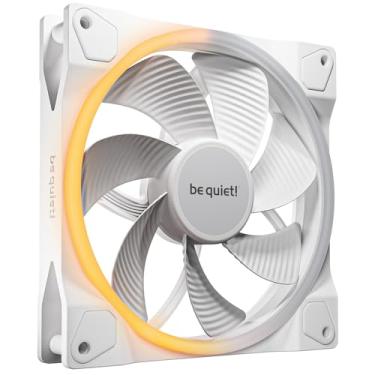Imagem de Fan/Ventoinha be quiet! LIGHT WINGS LX 140mm Reverse, PWM, Branco - Silencioso e Alto desempenho - BL135