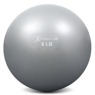 Imagem de ProsourceFit Bolas de exercício de tonificação ponderadas para Pilates, ioga, treinamento de força e fisioterapia, 900 g a 3,6 kg, codificadas por cores