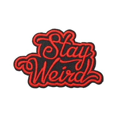 Imagem de Ruoming 1 PÇ Emblema bordado de frase com aplique de crachá de ferro na costura (7 x 4,6 cm)