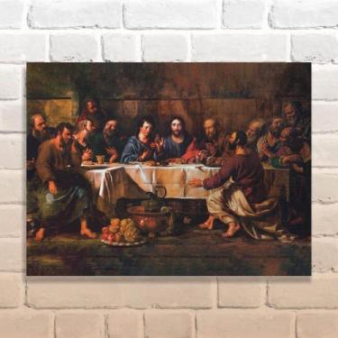 Imagem de Quadro Decorativo Santa Ceia - Arte Aqui, 40x60cm