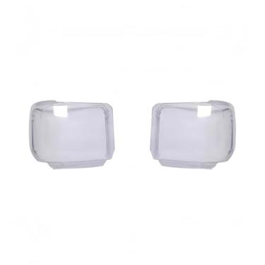 Imagem de Compatível com gmc sierra 2014-2018 luz clara capa do farol abajur transparente cabeça lente caso máscara frente farol capa(A Pair)