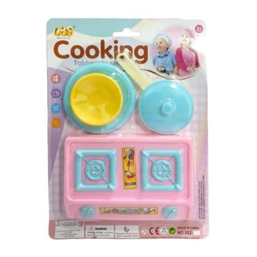 Imagem de Domni - Kit de Cozinha Infantil Fogão 4 Peças Sortido Domni