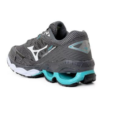 Imagem de Tênis Mizuno Creation 2.0. Grafite Verde Limão