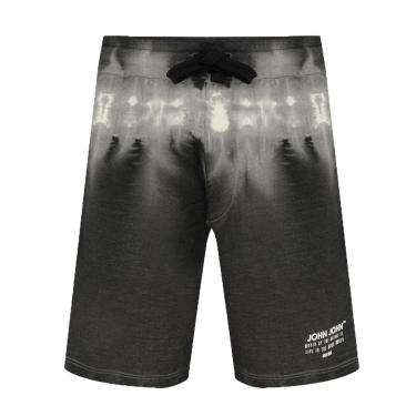 Imagem de Bermuda John John Masculina Moletom By Desire Tie-Dye Cinza Médio-Masculino