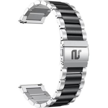 Imagem de Pulseiras de metal aço 3 elos compatíveis com Samsung Galaxy 8 - - NSm